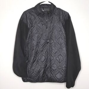 Fabletics Men's Loft Quilted 1/4 Zip Fleece Jacket XL